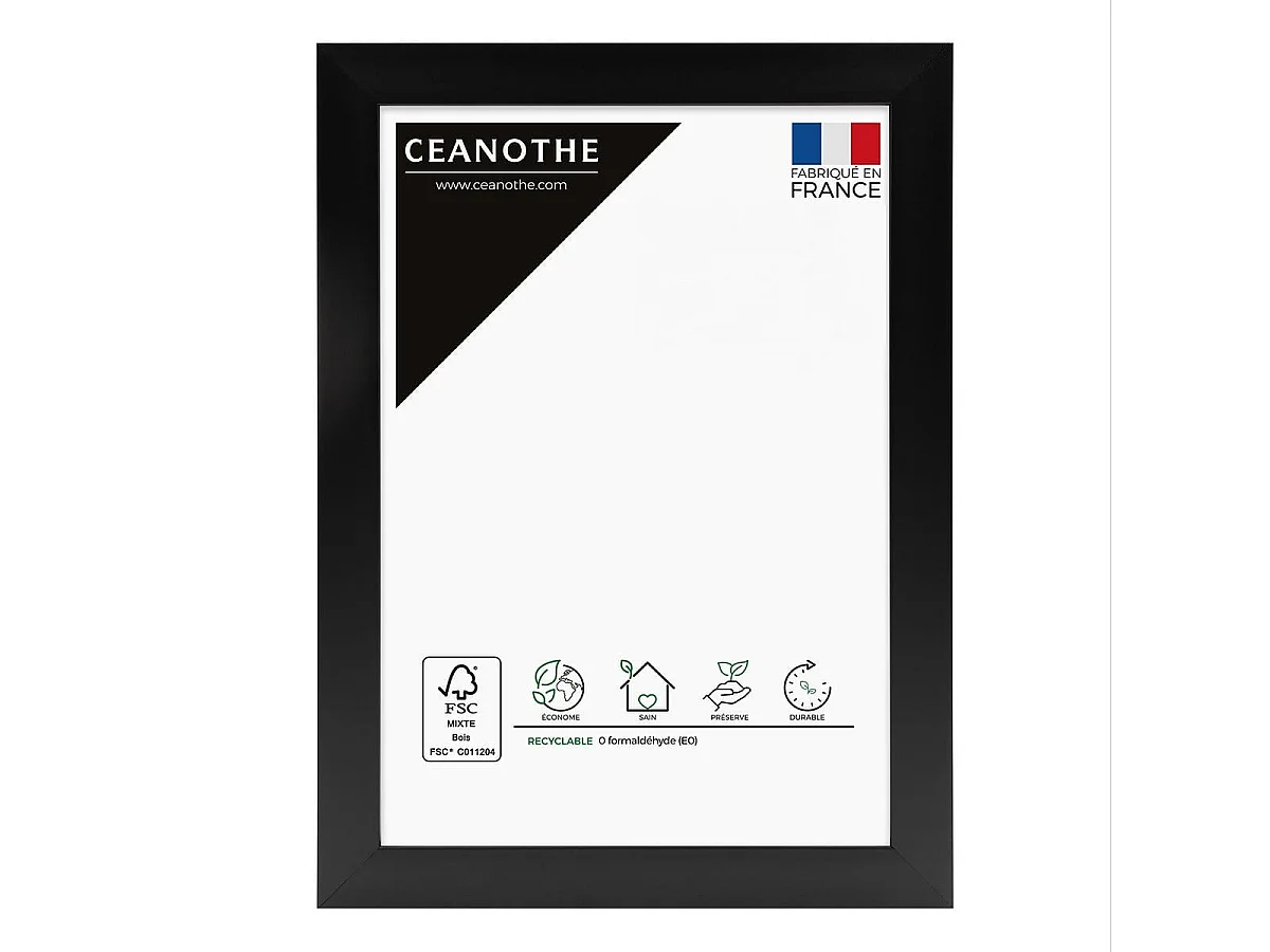 Cadre photo Design Éternel noir 10x15 cm