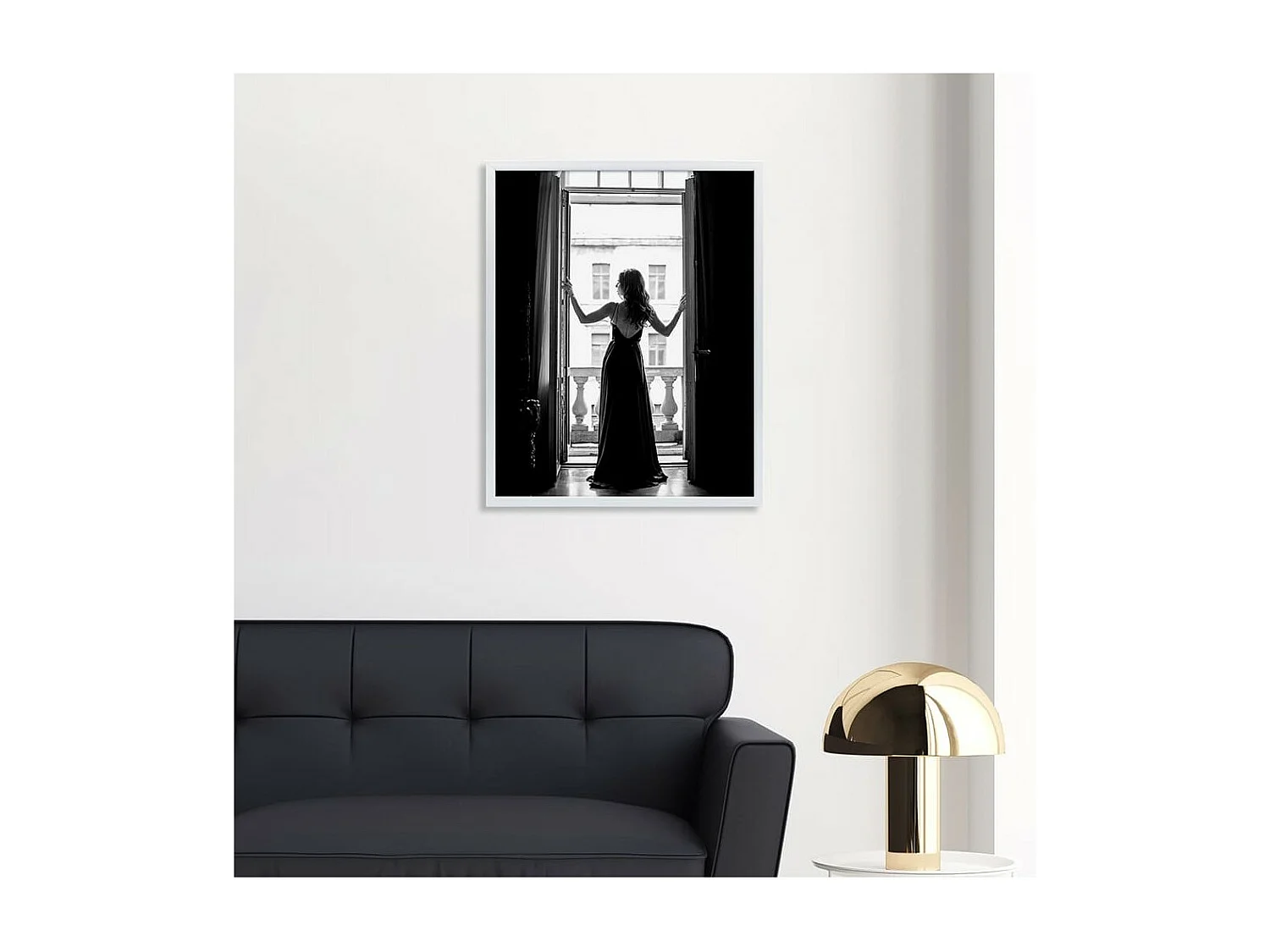 Cadre photo River blanc 40x50 cm