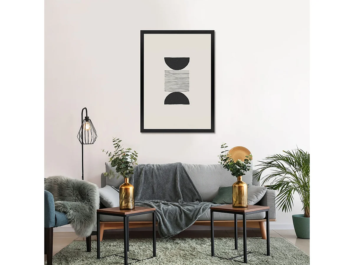 Cadre photo Design Éternel noir 50x70 cm