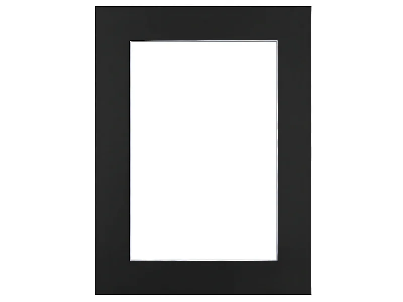 Passe-partout noir 30x40 cm ouverture 24x30 cm