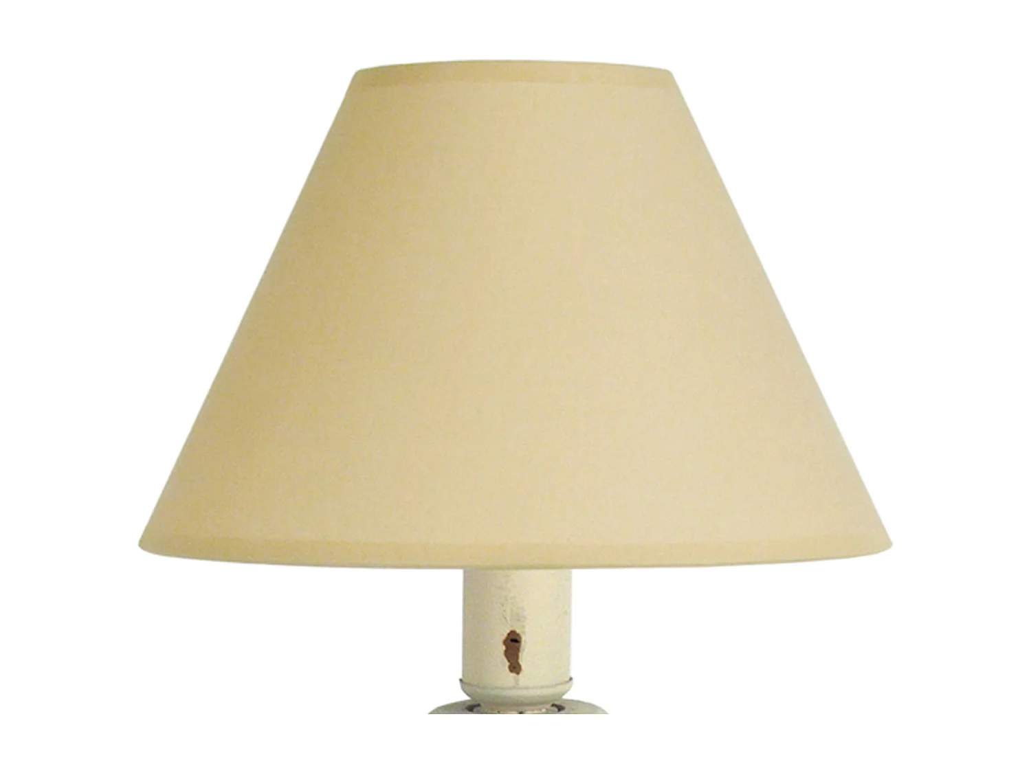 Abajur TOSEL LOT LT2 tecido coluna branco D30 x  H50  cm