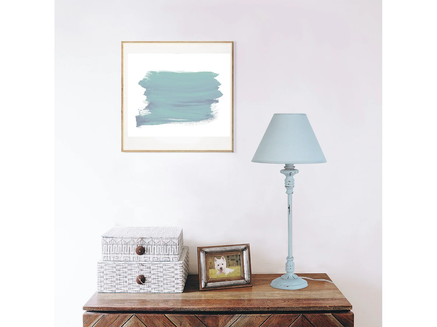 Abajur TOSEL LOT LT2 tecido coluna verruga D25 x  H48  cm