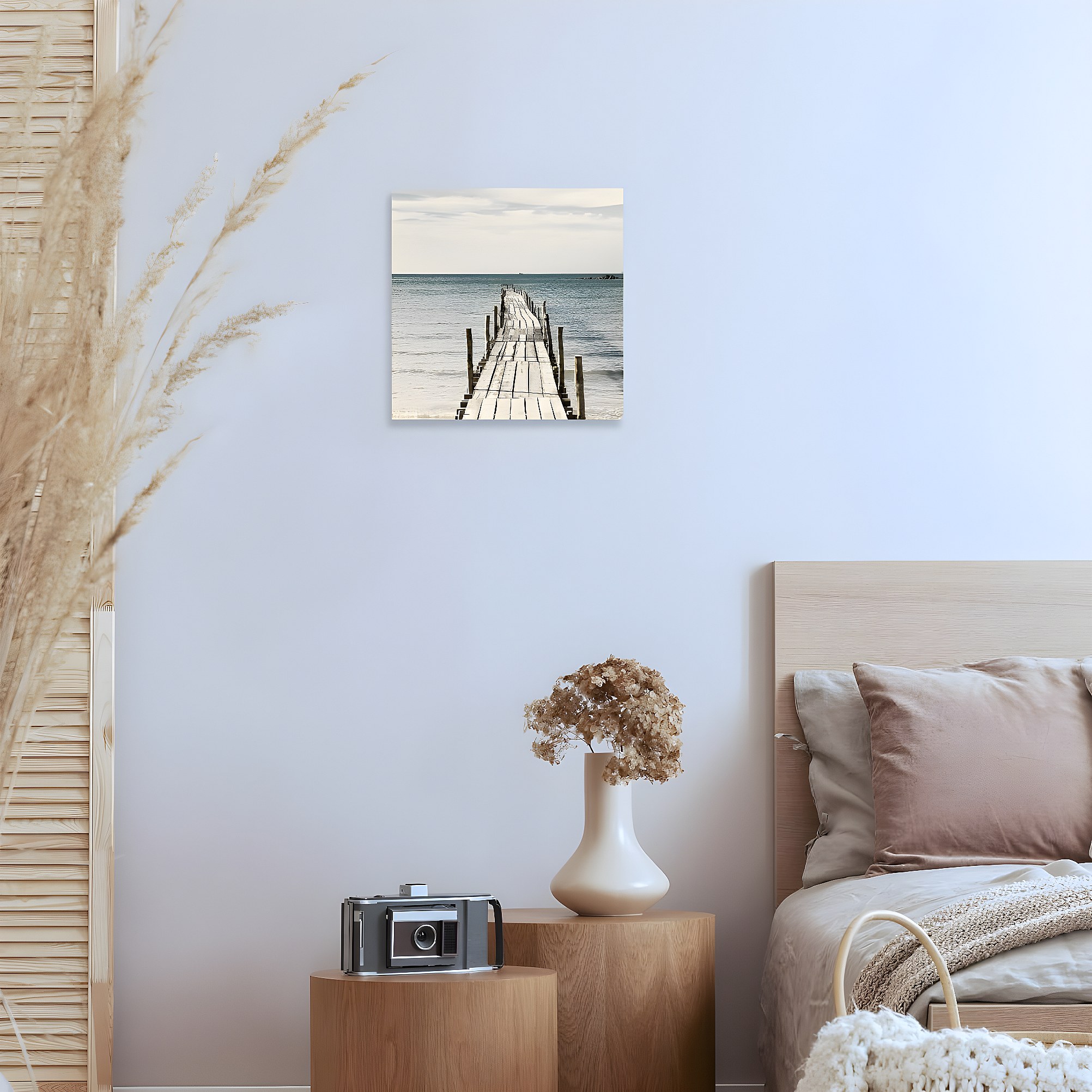 Impression Sur Toile ARTTOR 50x70cm – Paysage Océan Plage – Décoration Murale Moderne