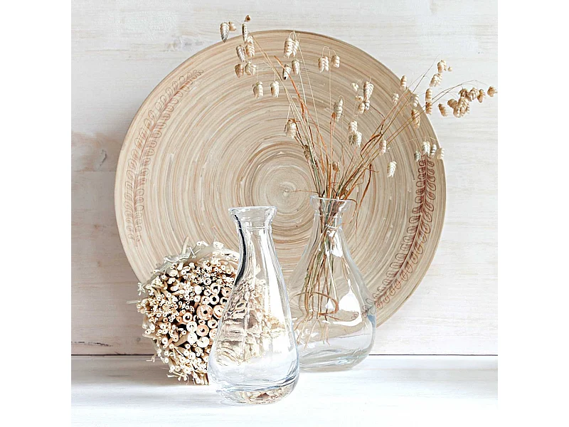 Tableau sur toile vase avec épille 65x65 cm