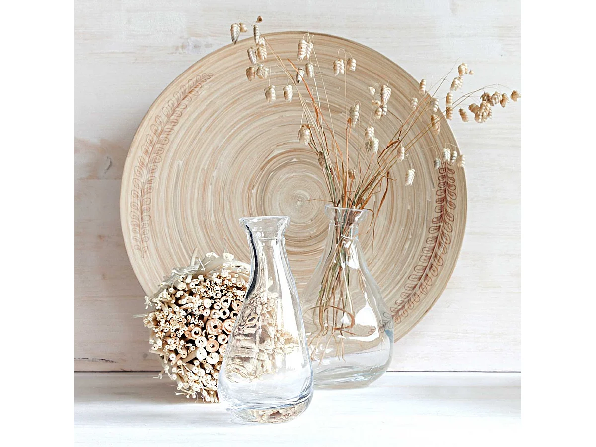 Tableau sur toile vase avec épille 65x65 cm