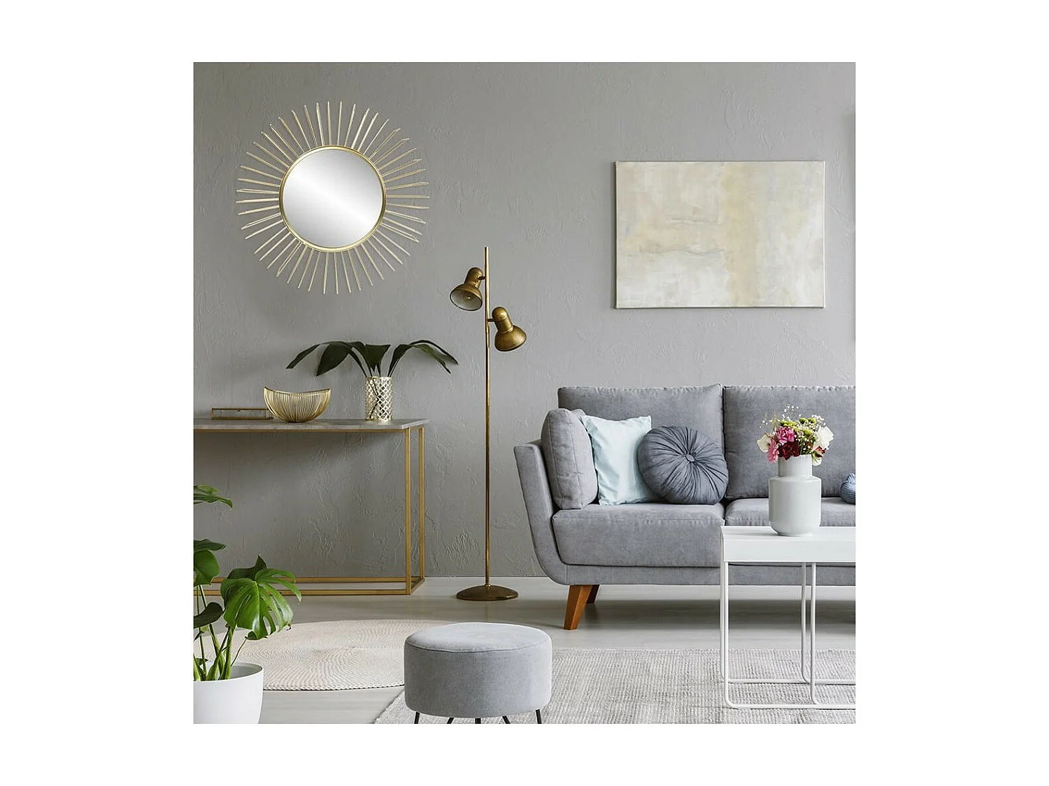 Miroir rond Hélios 47 cm