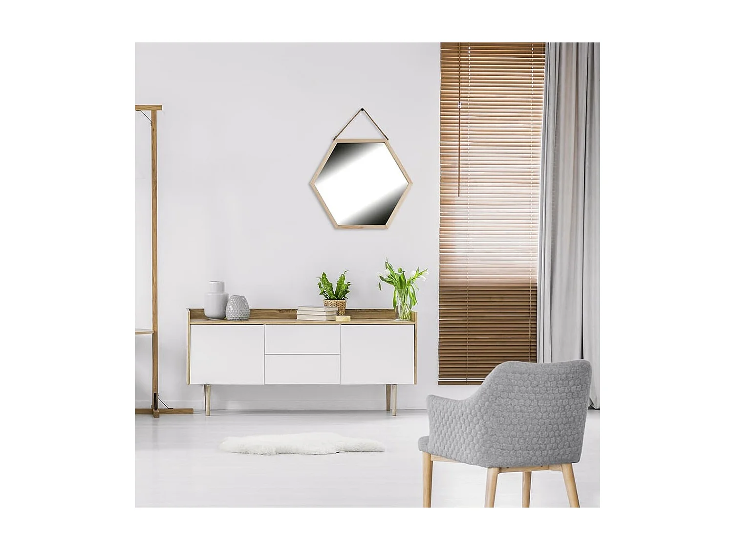 Miroir Carelie 48x41,5 cm