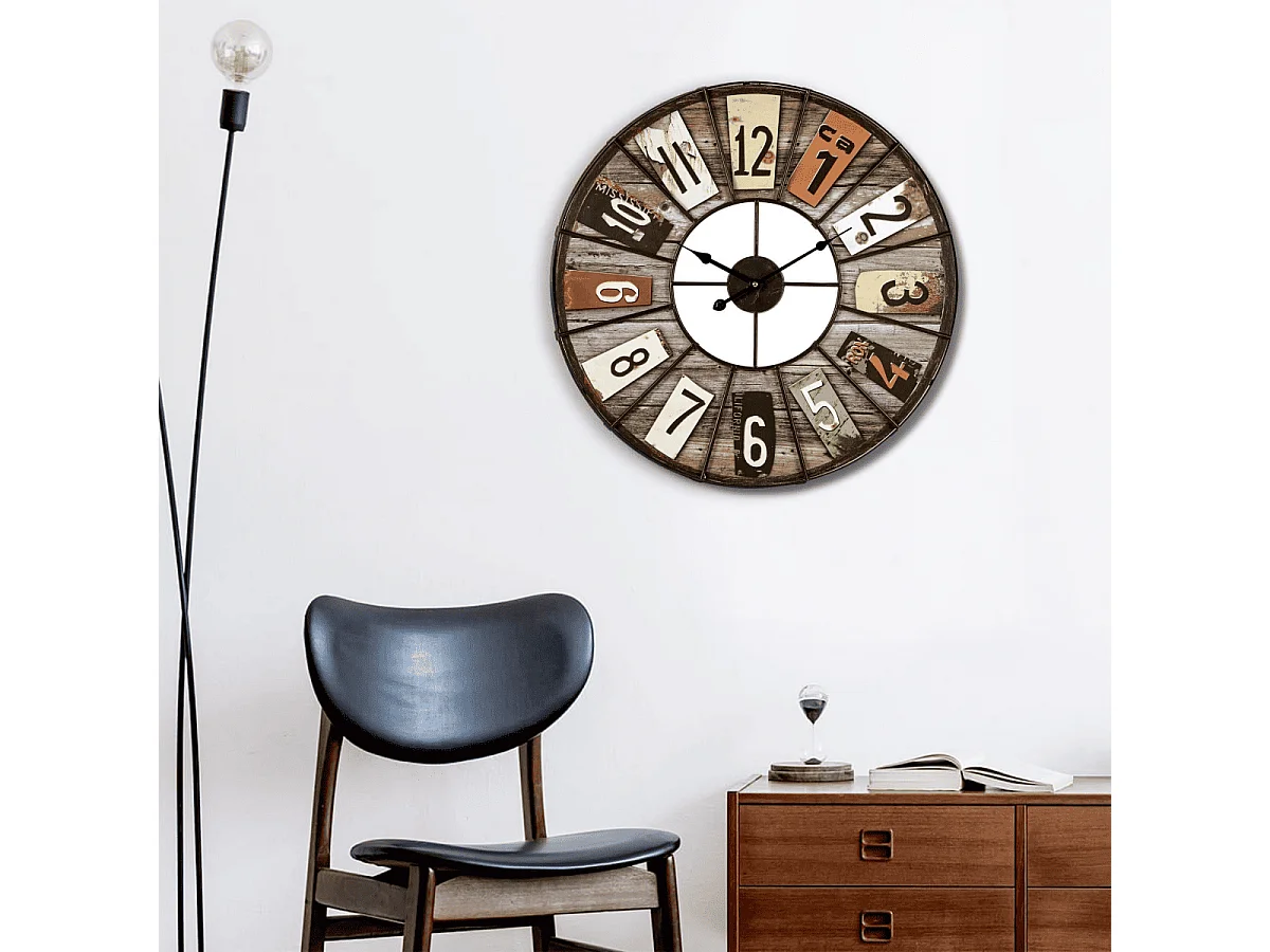 Horloge Loft color 60 cm