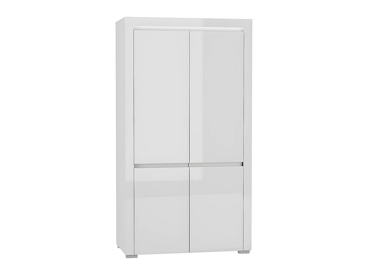 Armoire 2 portes LED inclus Kasla Blanc