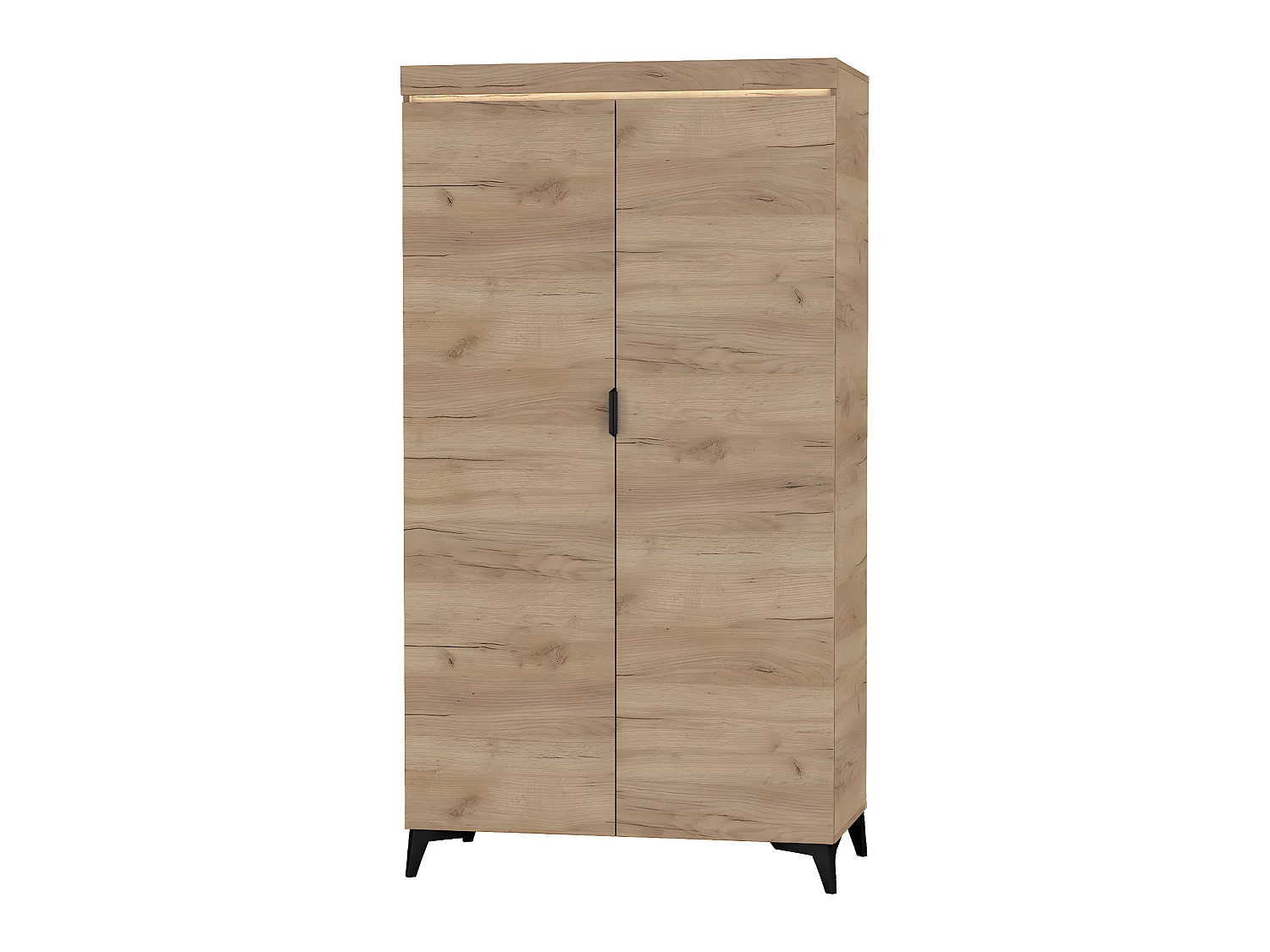 Armoire 2 portes LED inclus Ruben Bois