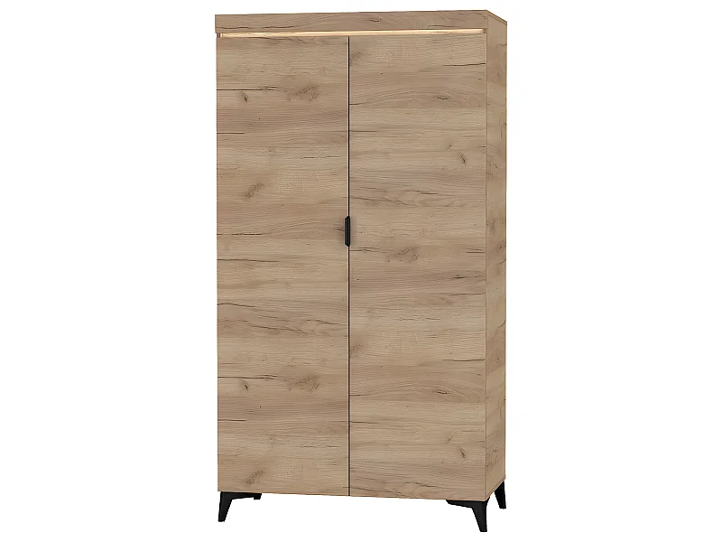 Schrank 2 Türen inkl. LED Ruben Holz