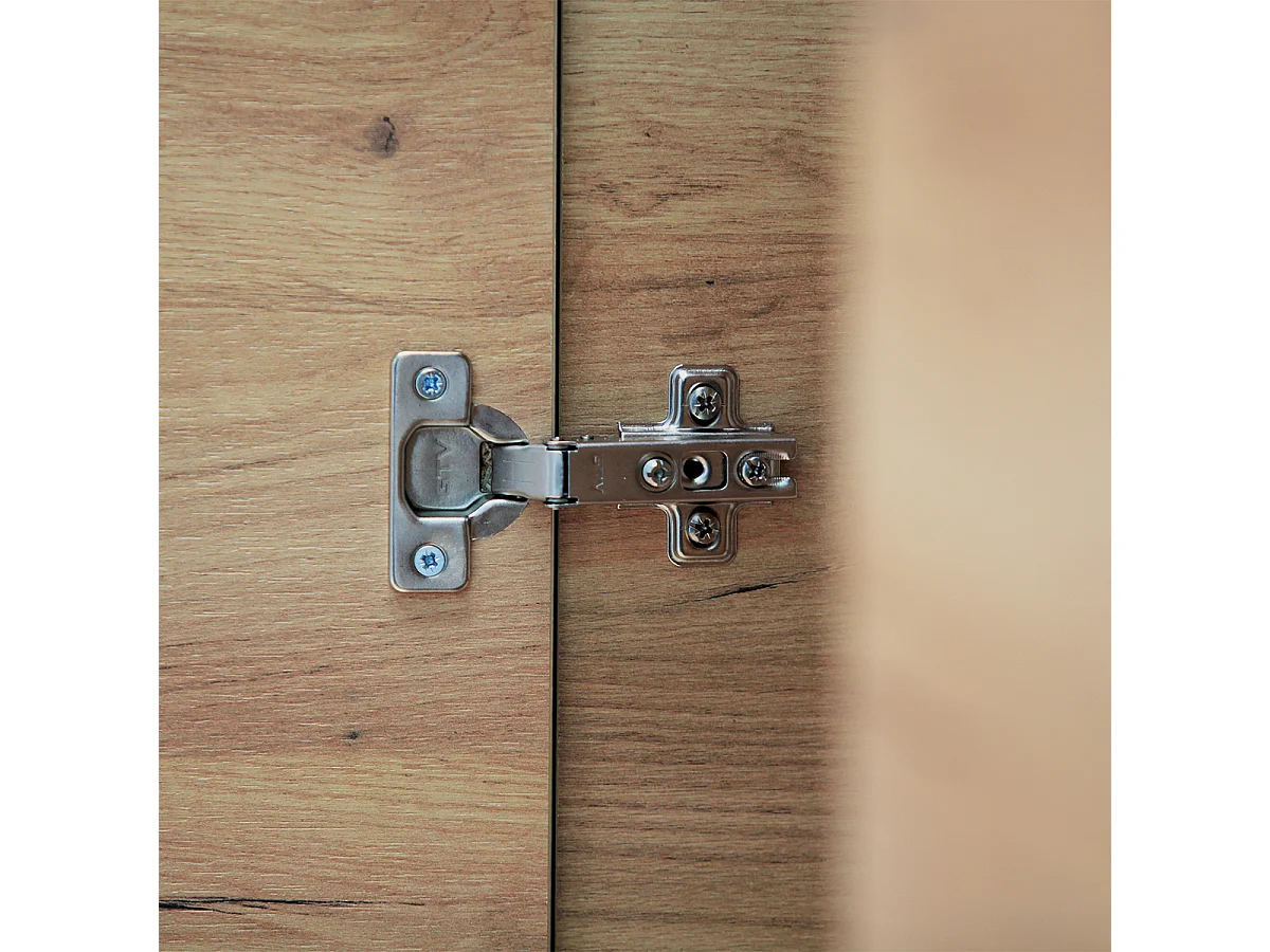 Vaisselier 2 portes LED inclus Ruben Bois