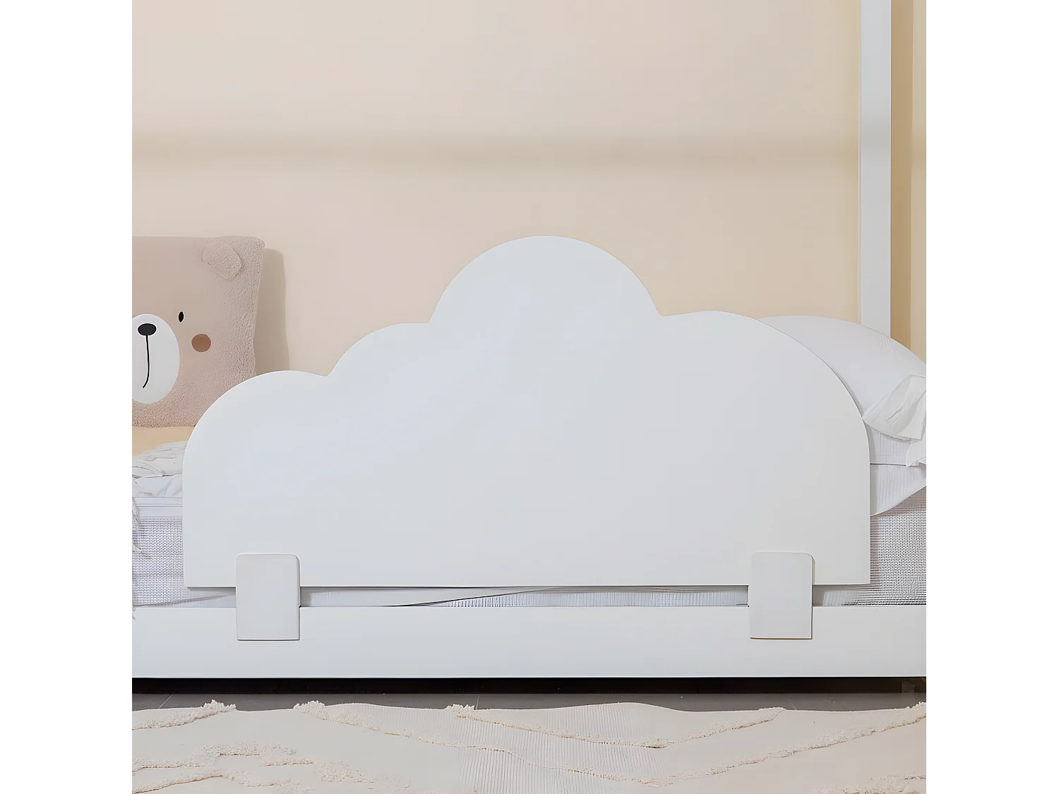 Ringhiera di protezione truciolato bianco Nube 45x87x2cm