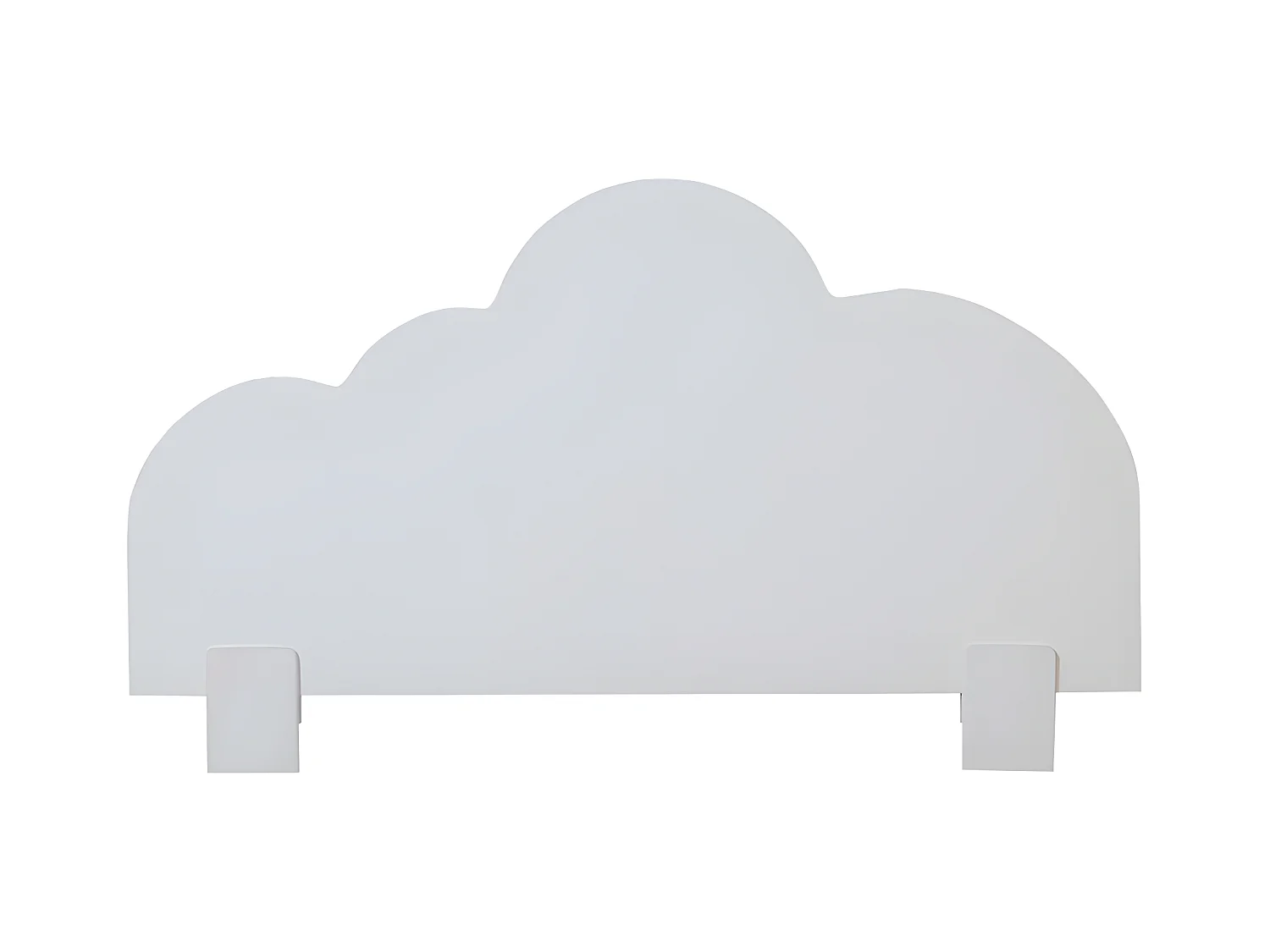 Barrière de lit en aggloméré blanc 45x87x2cm
