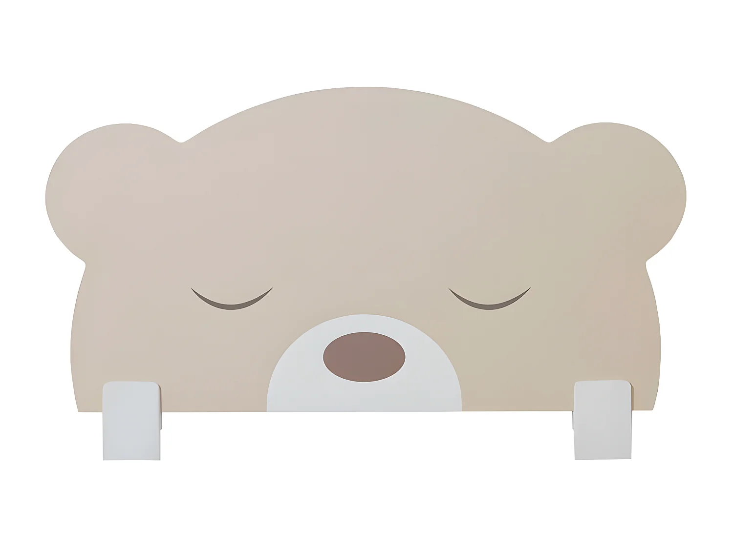 Barrera cama aglomerado beige 45x87x2cm