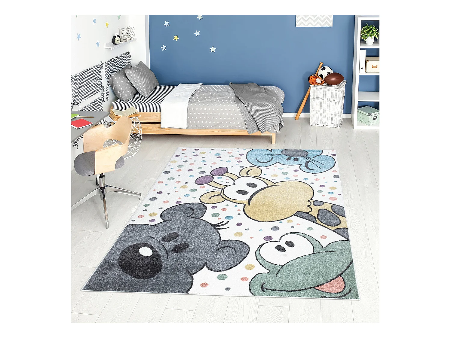 Tapis pour chambre d'enfant Animaux Drôle 160x230cm
