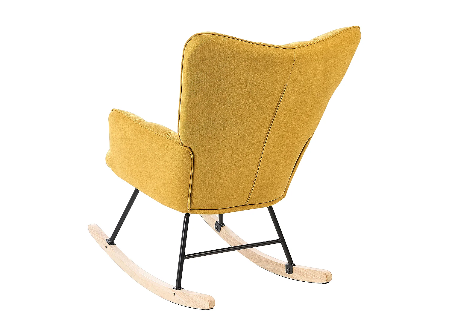 Poltrona de Baloiço OULU Tecido Amarelo