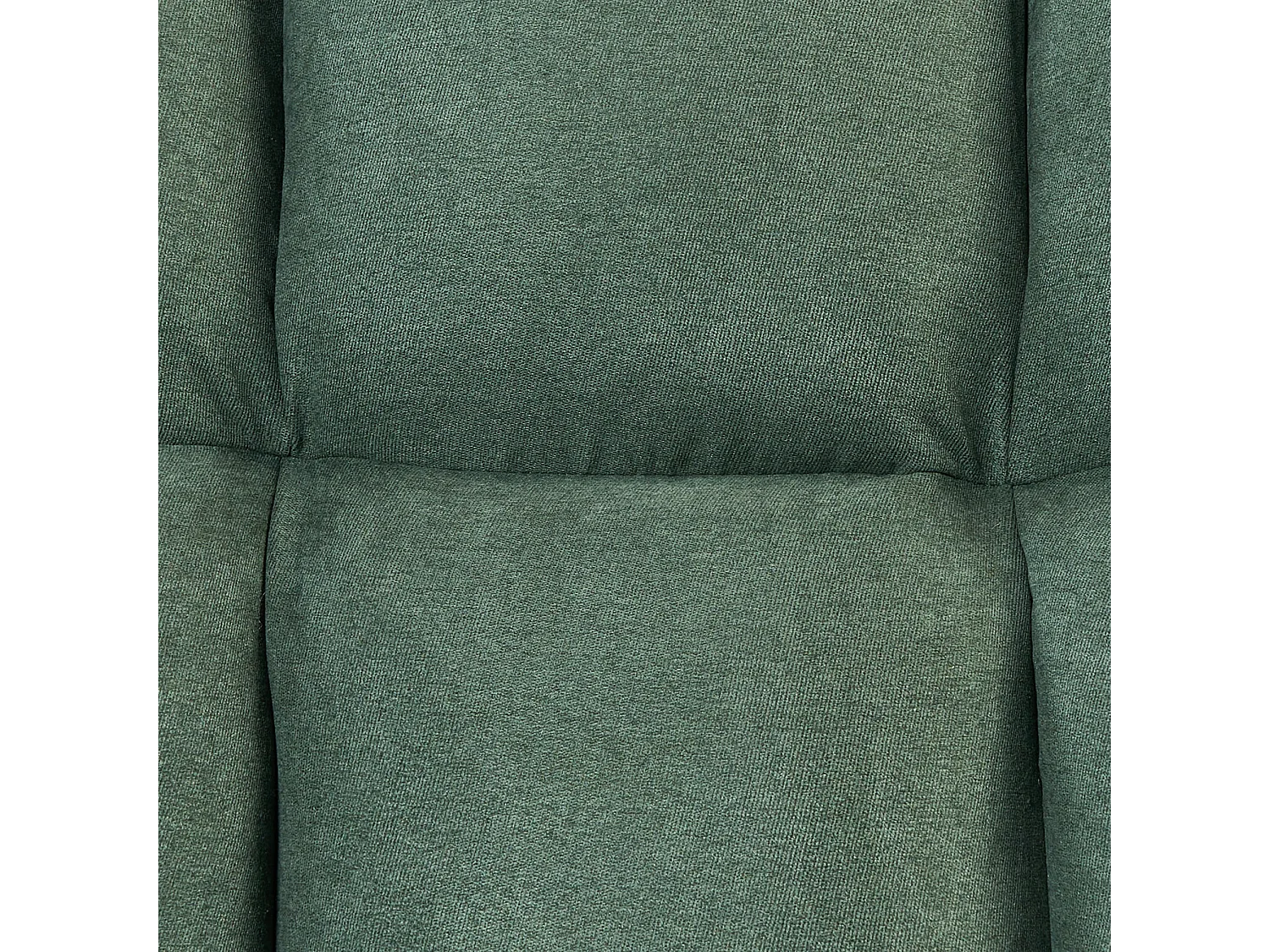 Poltrona a dondolo OULU Tessuto Verde smeraldo