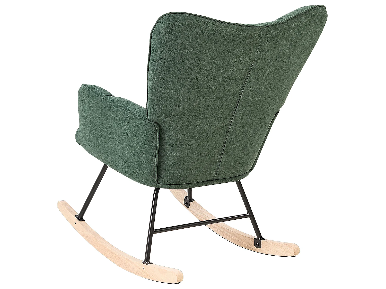 Rocking Chair OULU Fabric Emerald Green
