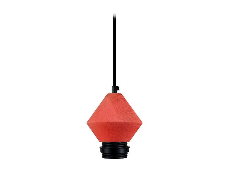 Pendel  TOSEL ,bois,Rouge ,H80xD10xP12cm