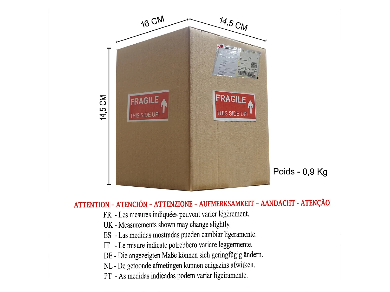 Pendel TOSEL PENDEL LIAN madeira quadrado natural D7 x  H80  cm