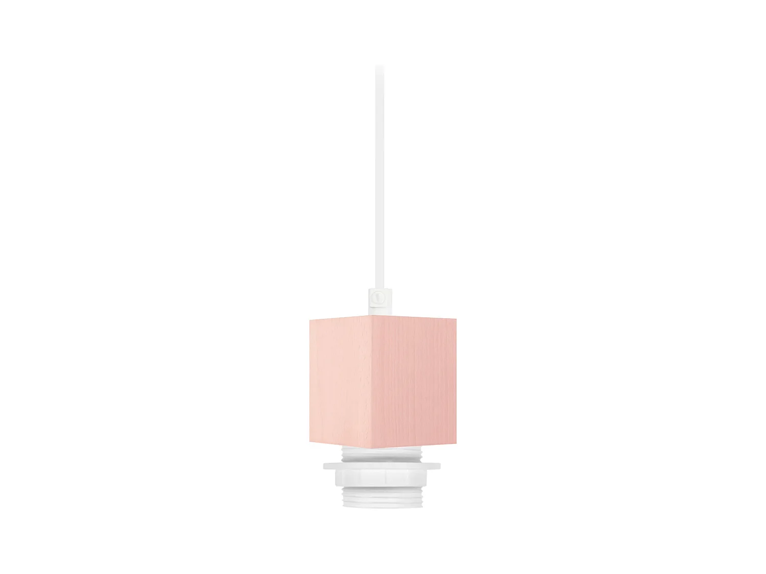 Pendel  TOSEL ,bois,Rose ,H80xD7xP7cm