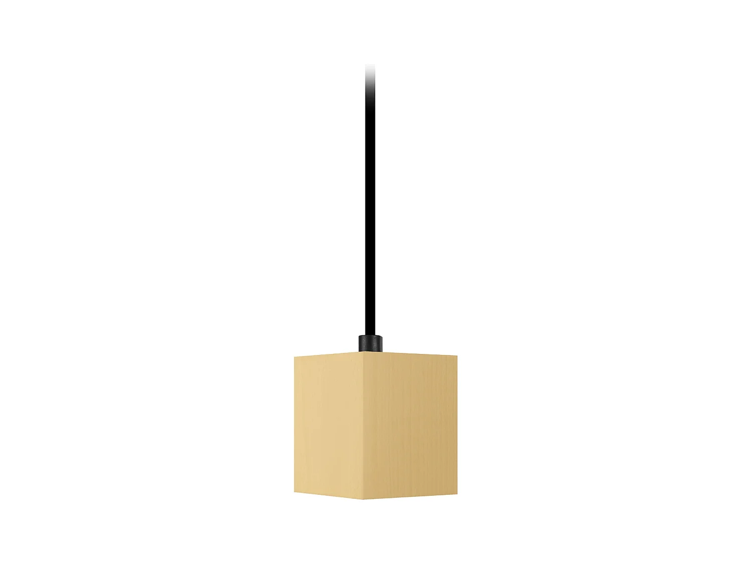 Pendel  TOSEL ,bois,Jaune ,H80xD7xP7cm