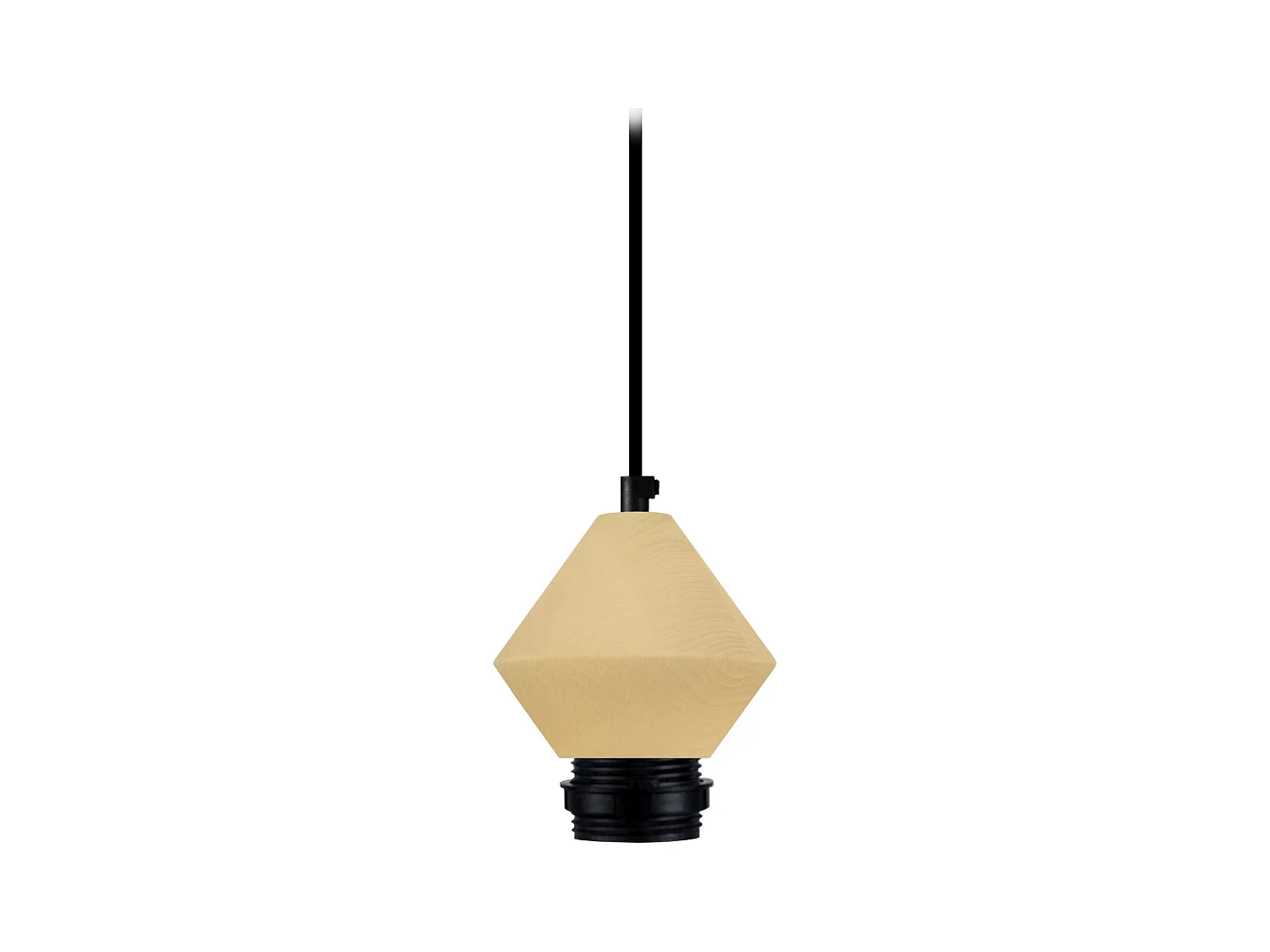 Pendel  TOSEL ,bois,Jaune ,H80xD10xP12cm