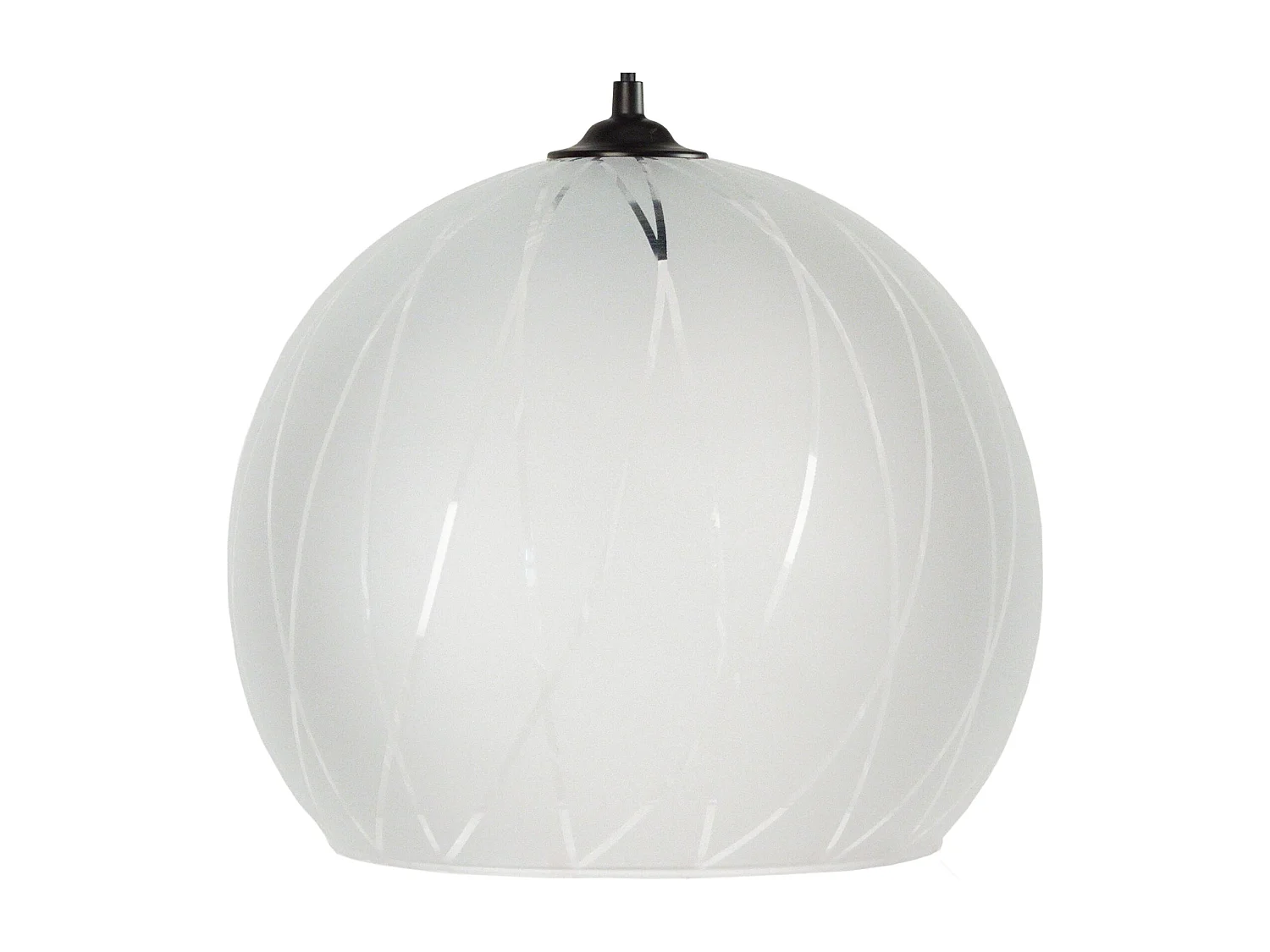 Suspensão TOSEL  BIA vidro globo cetim D30 x  H85  cm