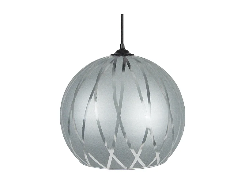 Suspension TOSEL ,verre,Aluminium,H 85xD30xP30cm