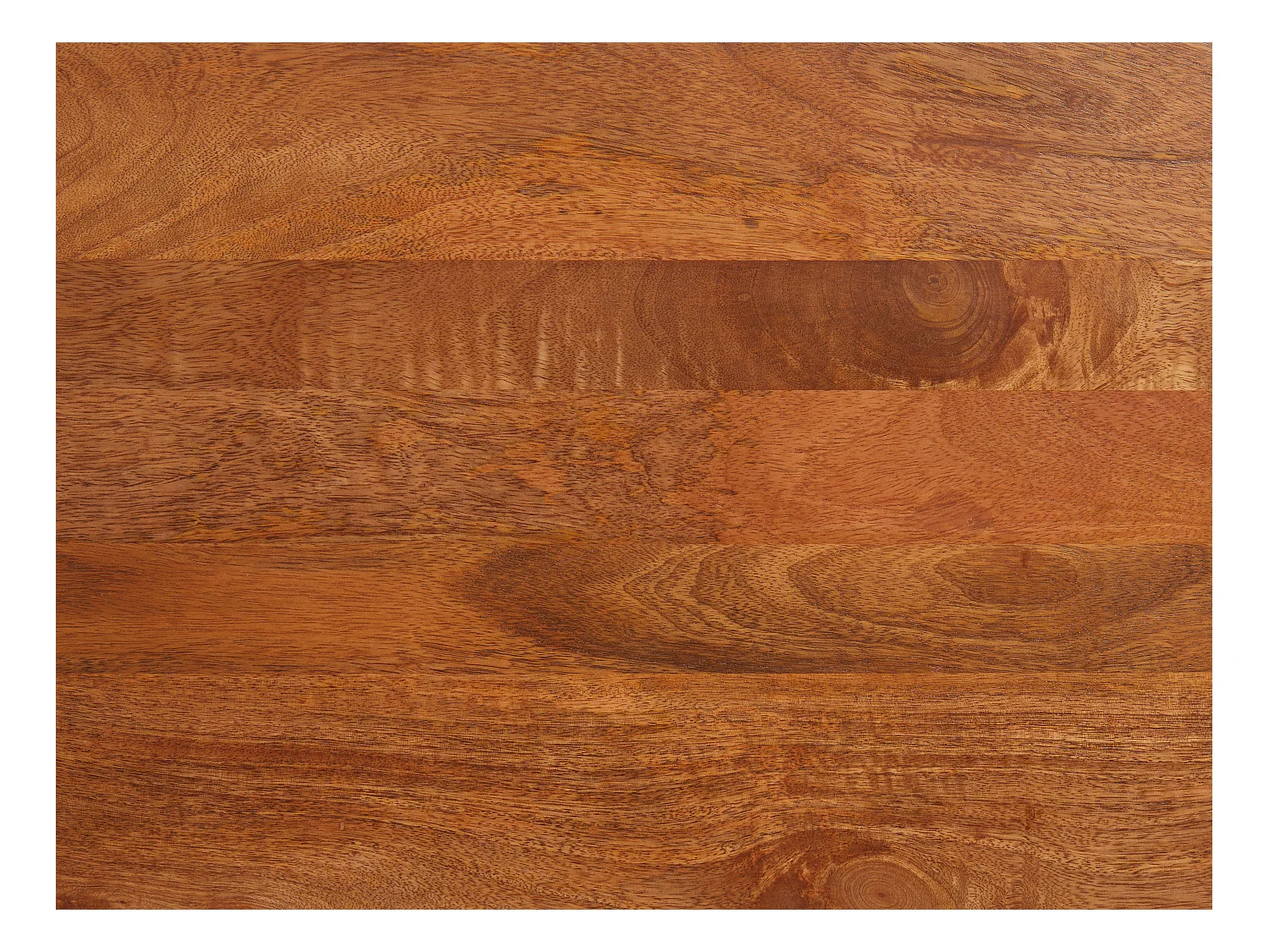 Buffet avec 3 portes en bois de manguier et métal noir - Naturel - MIZORAM de Maison Céphy