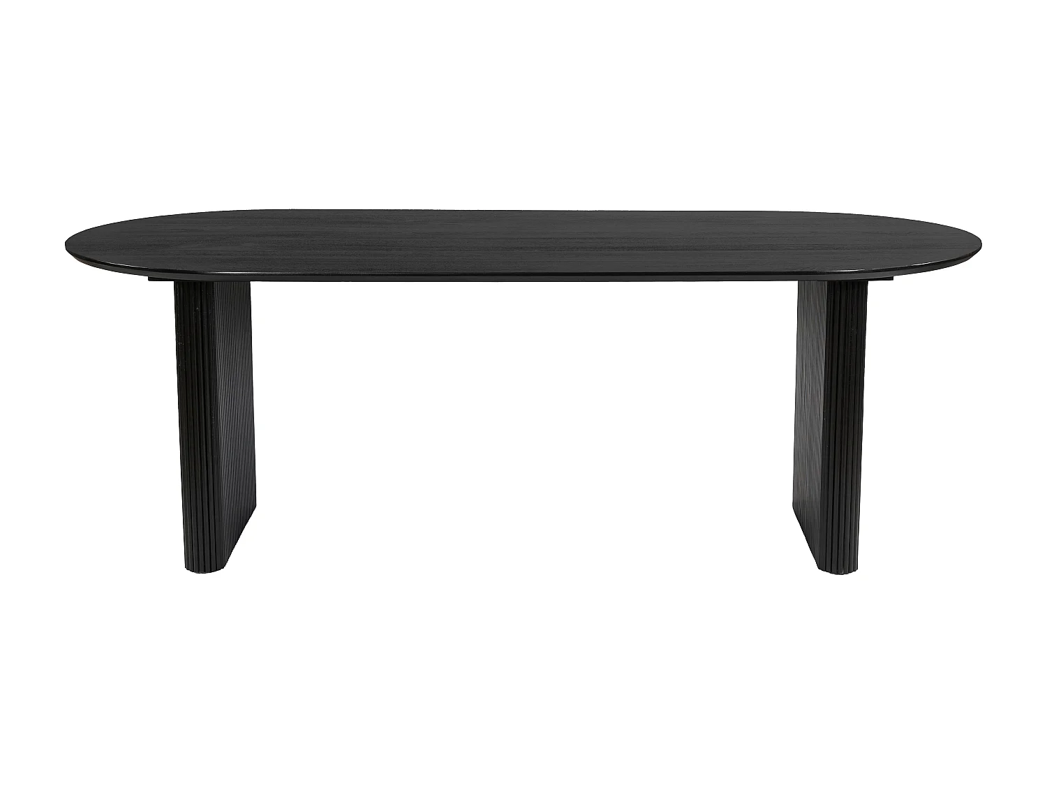 Esstisch - 8 Personen - Mangoholz - Schwarz - BALIMELA