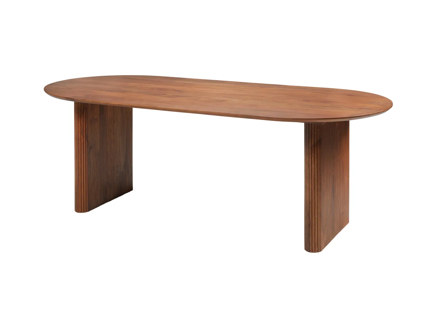 Mesa de comedor para 8 personas de madera de mango - Natural - BALIMELA