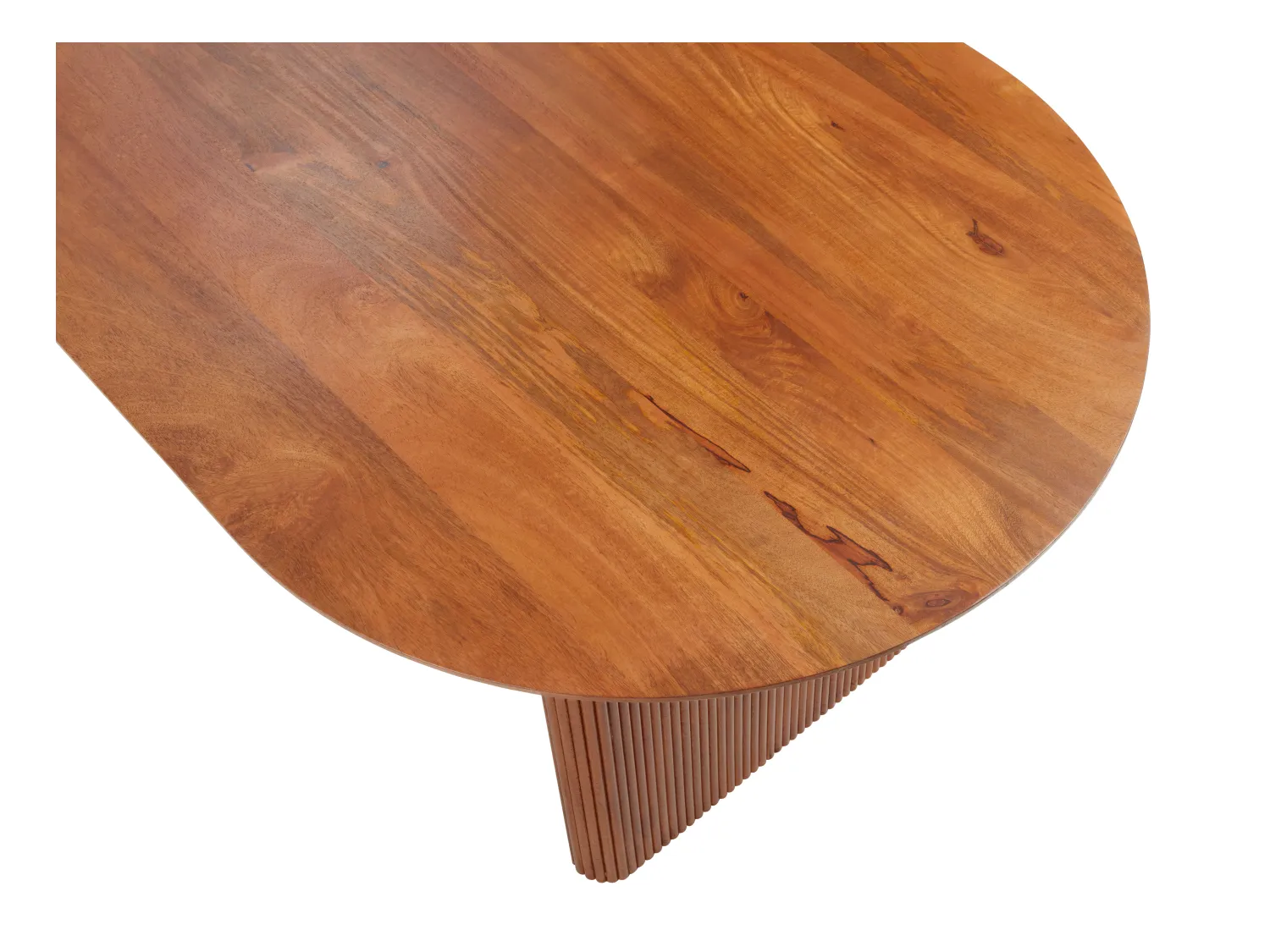 Mesa de comedor para 8 personas de madera de mango - Natural - BALIMELA