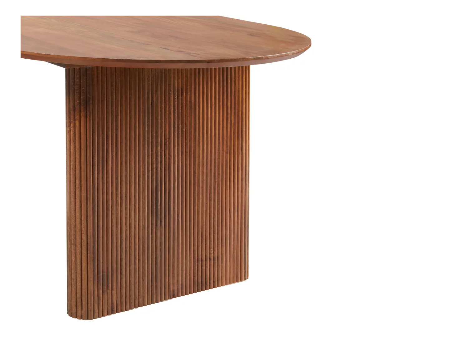 Mesa de comedor para 8 personas de madera de mango - Natural - BALIMELA