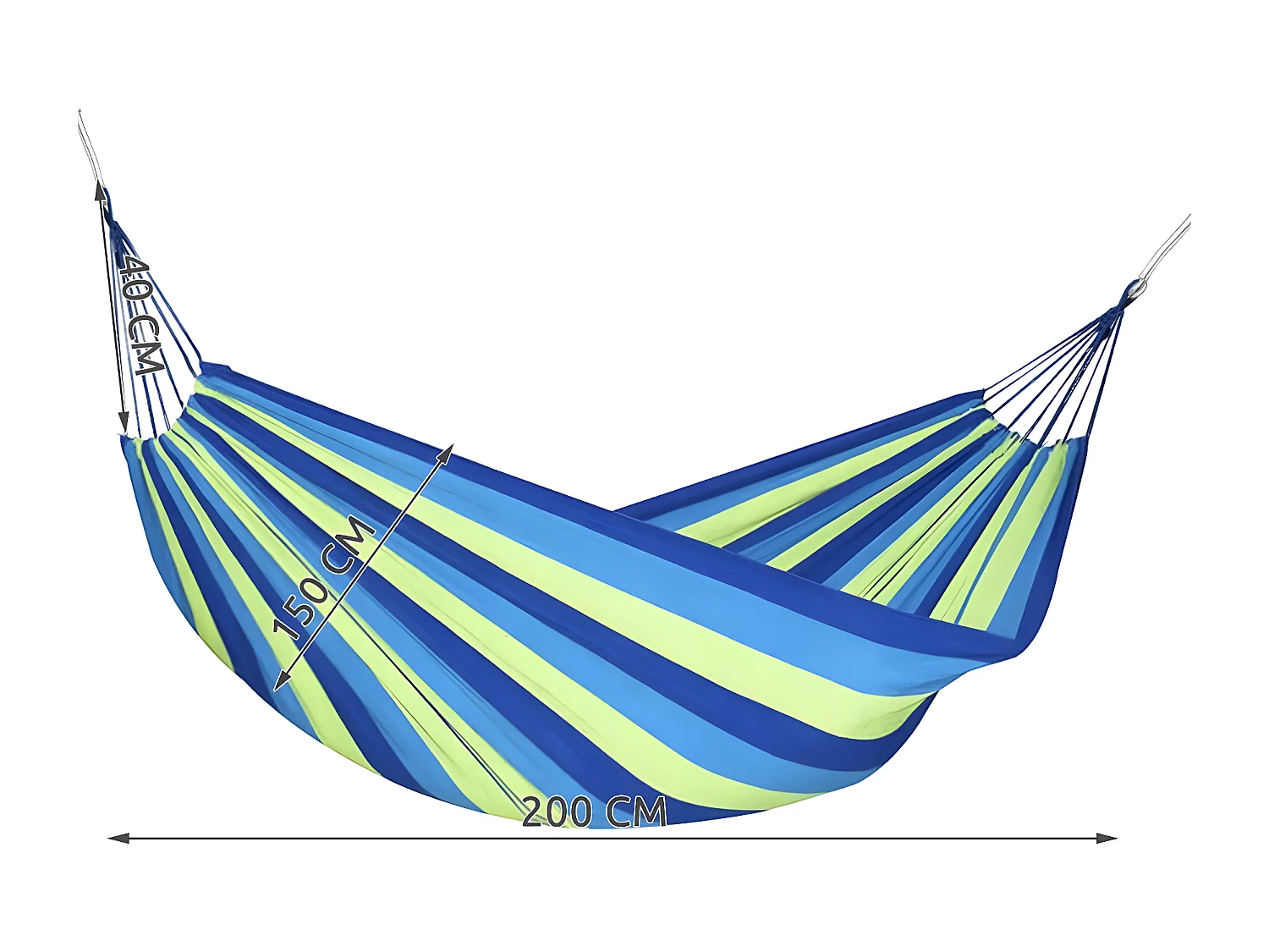 Hamac De Jardin Pour Deux Personnes, 150 X 200 Cm