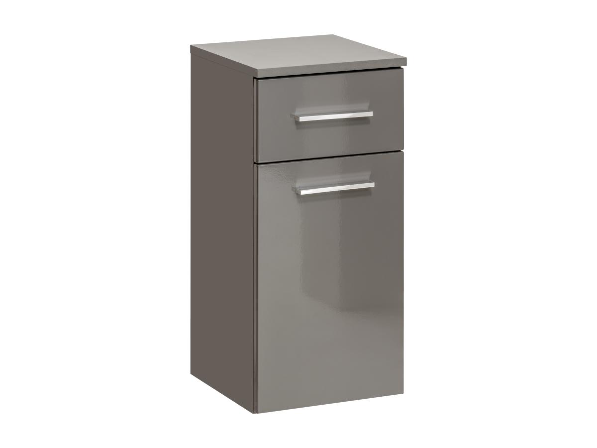 Graues Badezimmerhochschrank - B30 x T31 x H61 cm - MOLLY günstig online kaufen