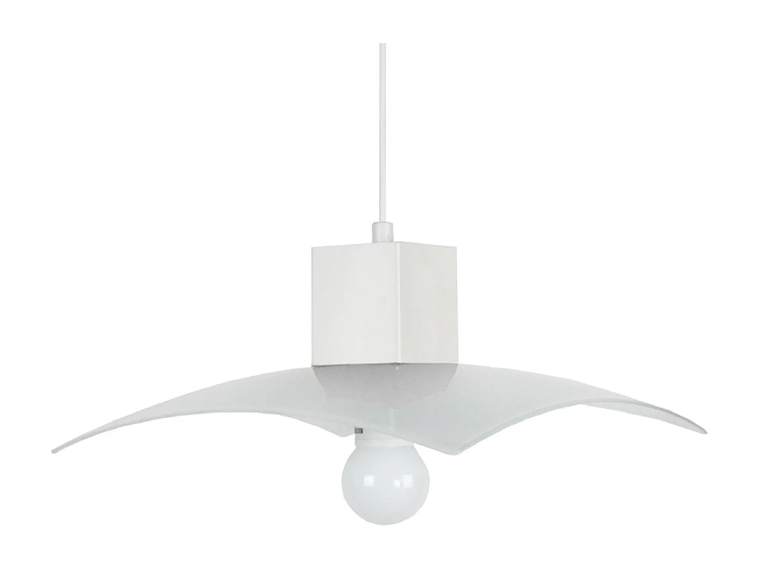 Suspensão TOSEL  CUBIC lâmpada decorativa cilindro céu azul D9,5 x  H80  cm