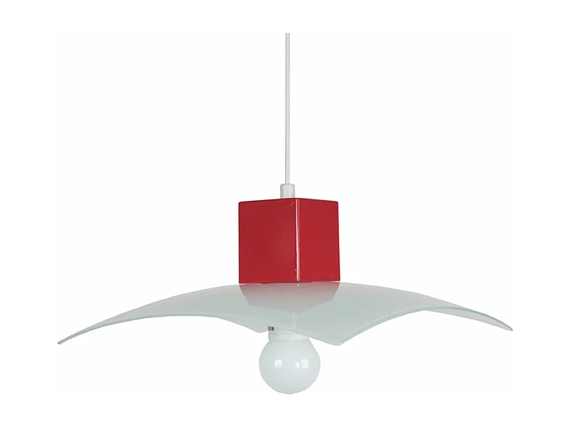 Suspensão TOSEL  CUBIC lâmpada decorativa cilindro alumínio D9,5 x  H80  cm