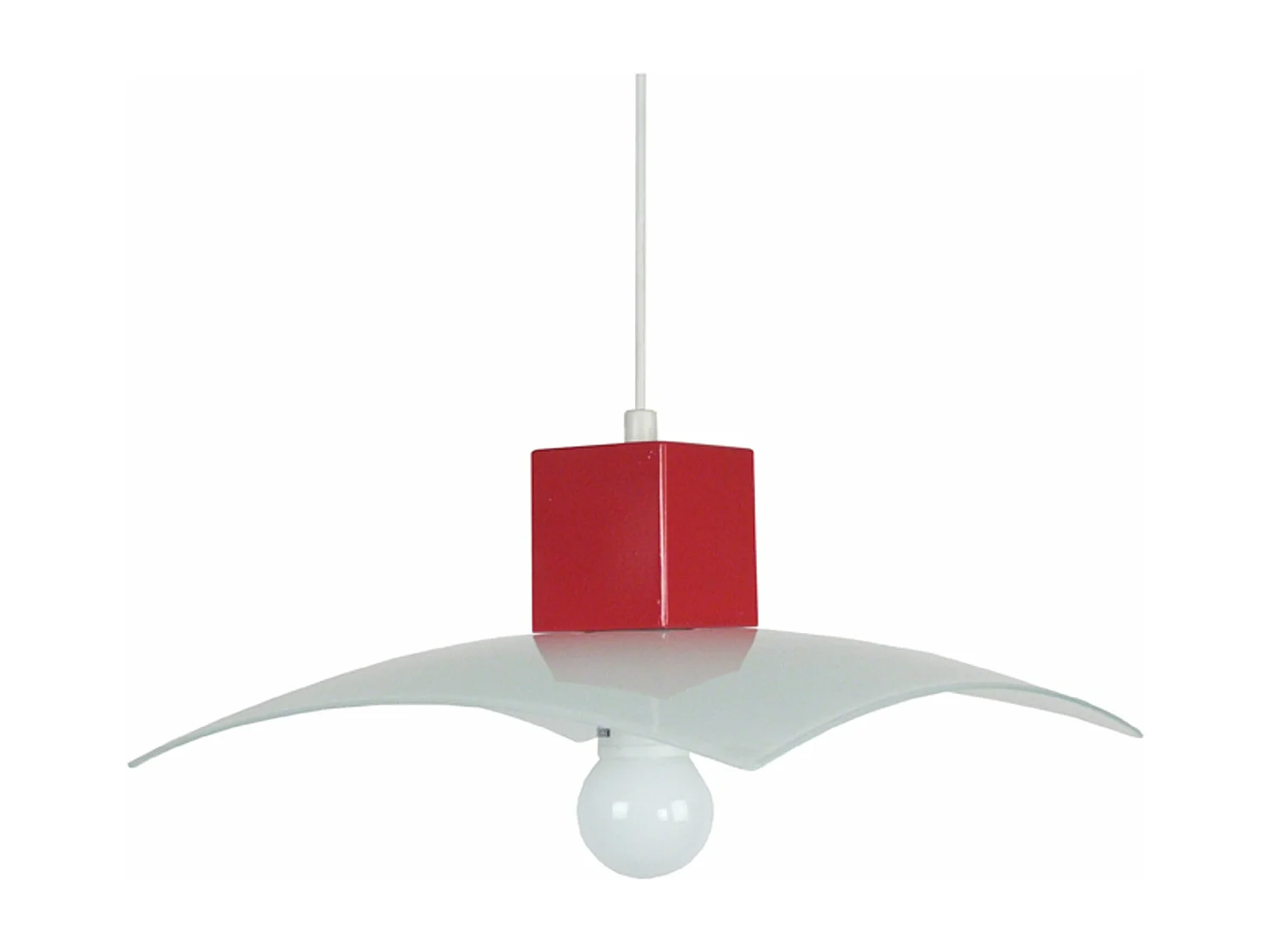 Suspensão TOSEL  CUBIC lâmpada decorativa cilindro alumínio D9,5 x  H80  cm