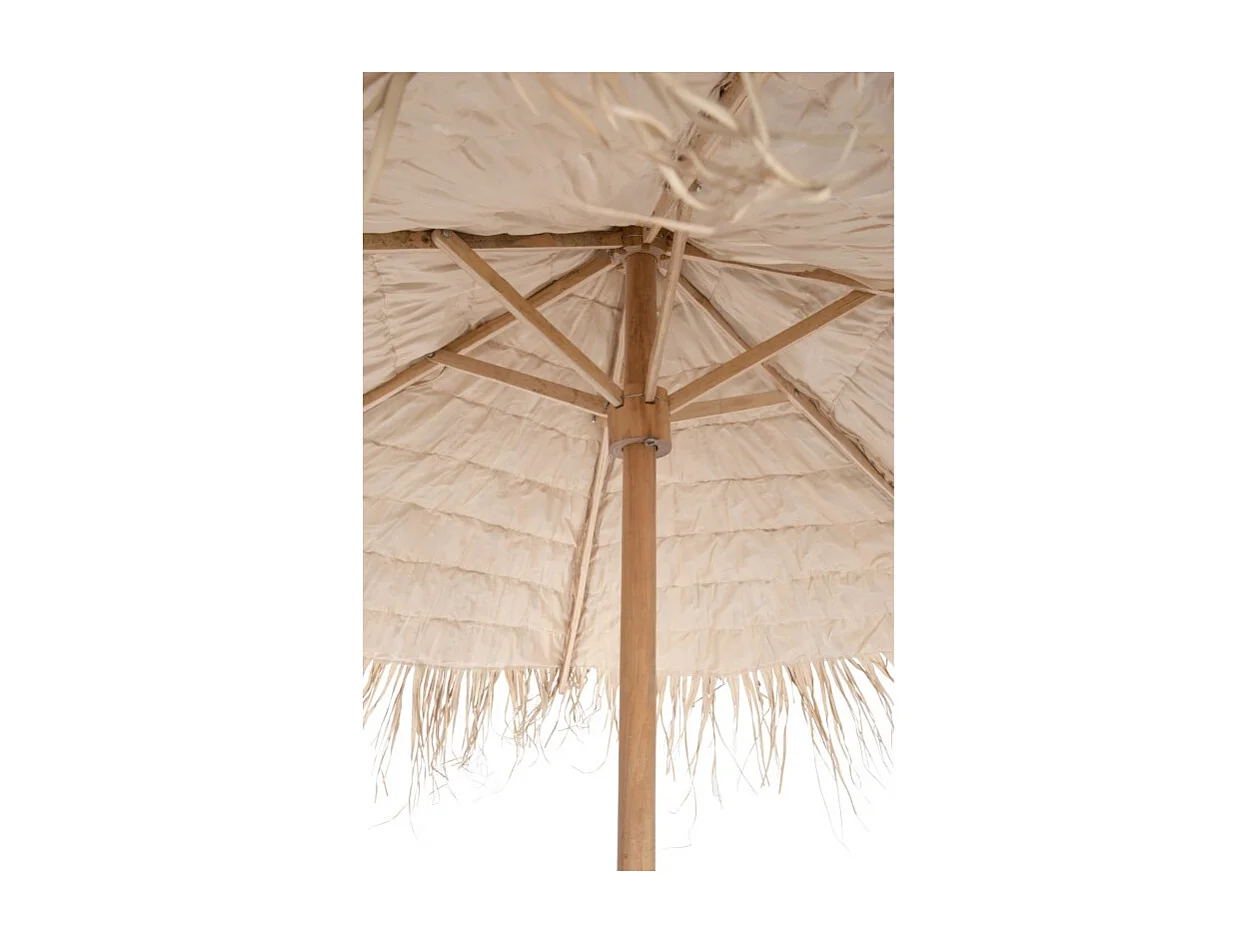 Parasol en Bois "Paille" 150cm Naturel