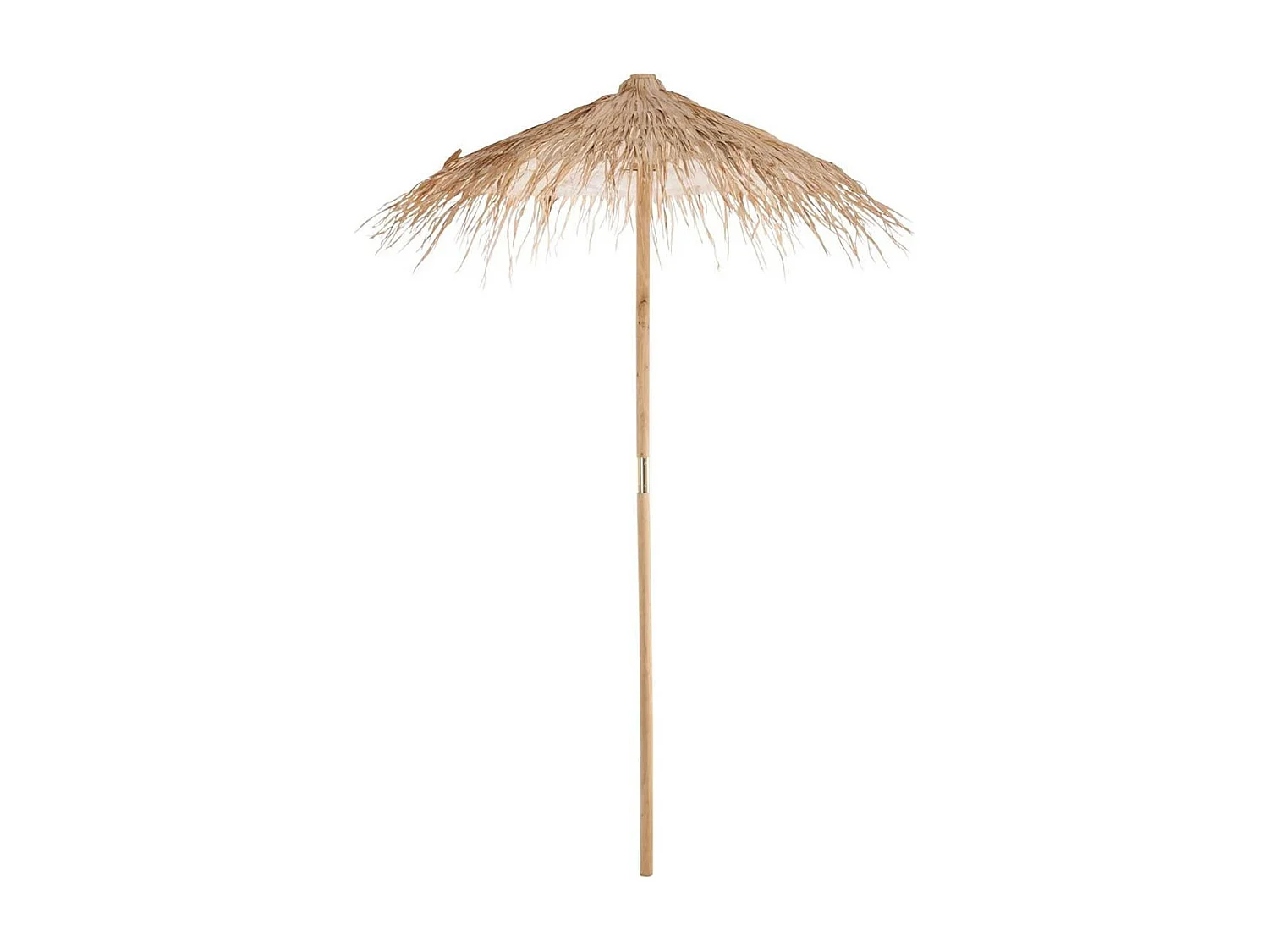 Parasol en Bois "Paille" 150cm Naturel