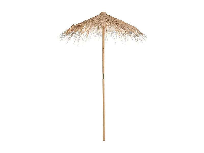 Parasol en Bois "Paille" 150cm Naturel