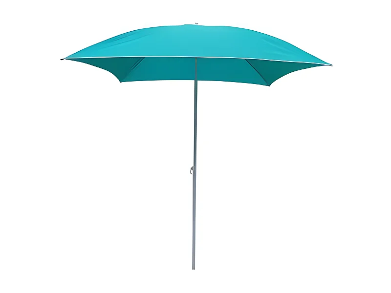 Parasol de Plage Carré "Helenie" 172cm Turquoise