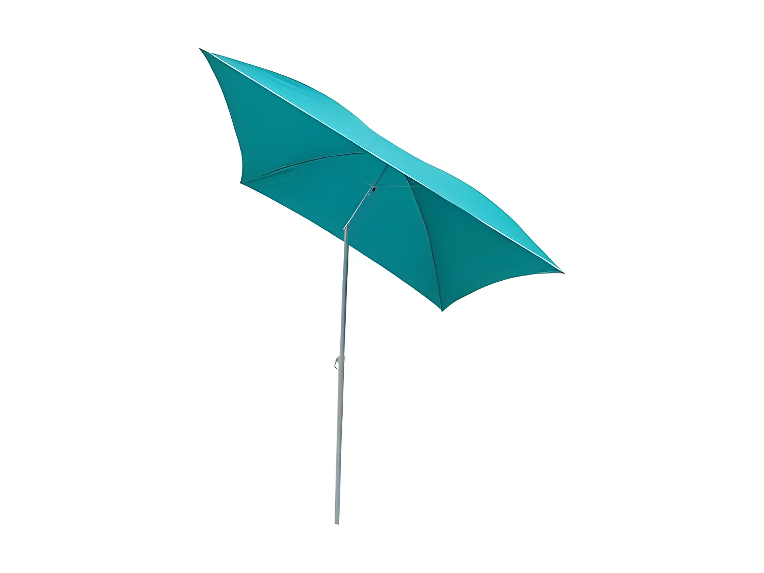 Parasol de Plage Carré "Helenie" 172cm Turquoise