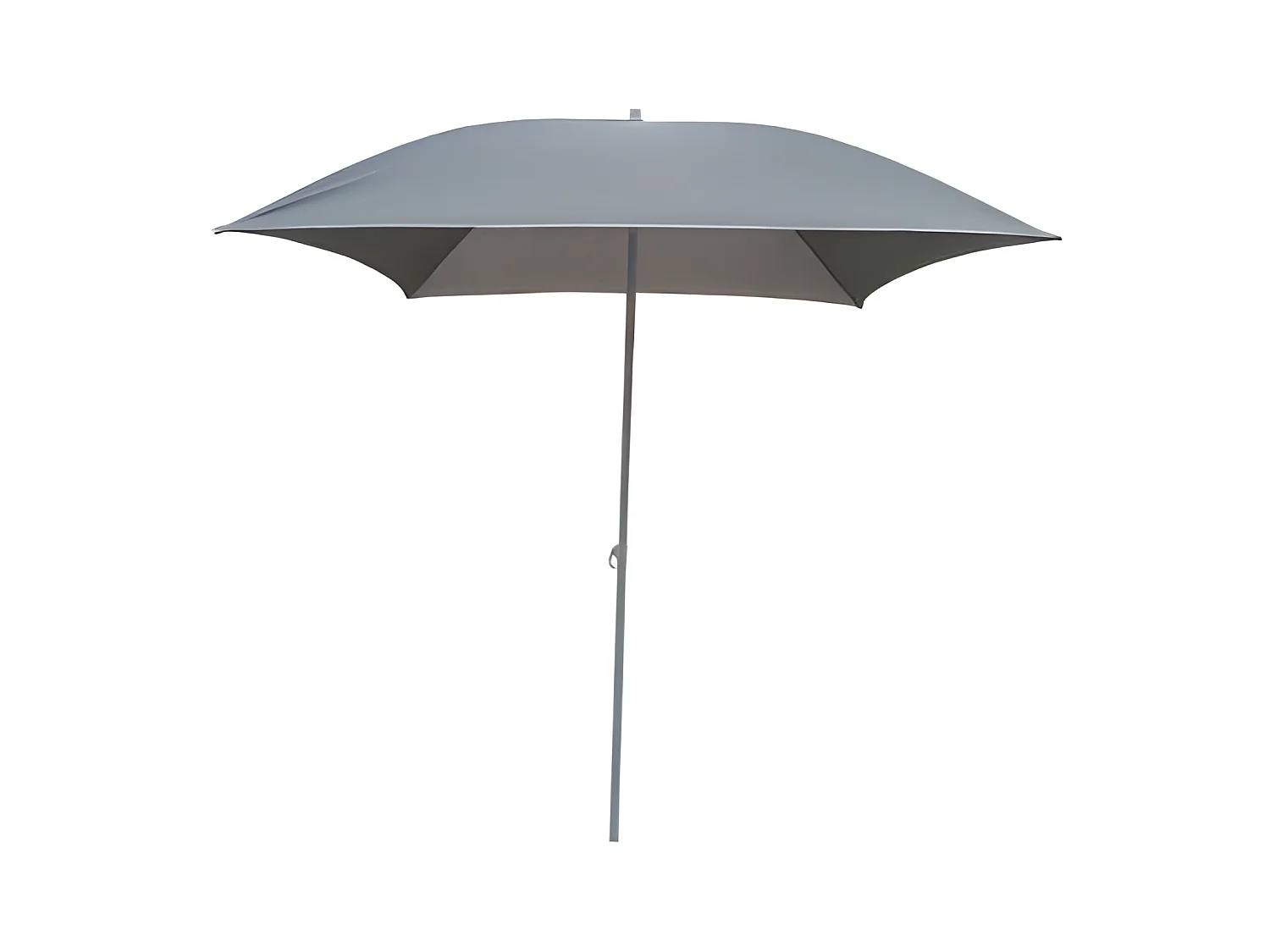 Parasol de Plage Carré "Helenie" 172cm Gris