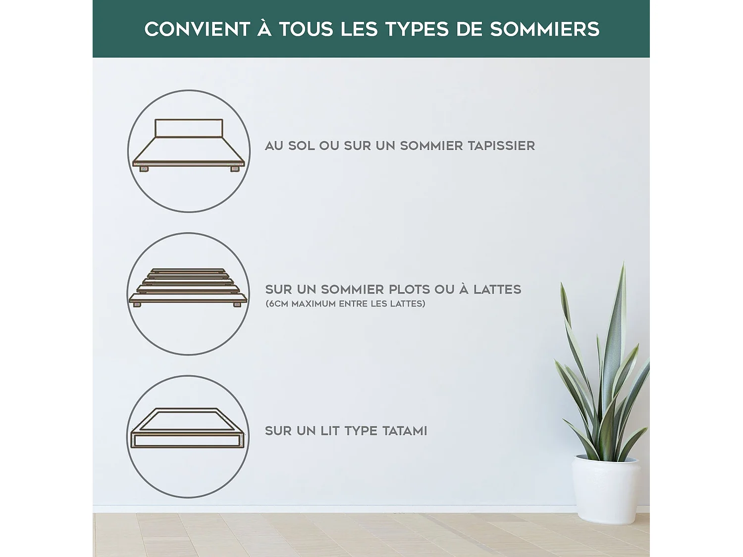 Matelas Majesté : Mousse à mémoire de forme
