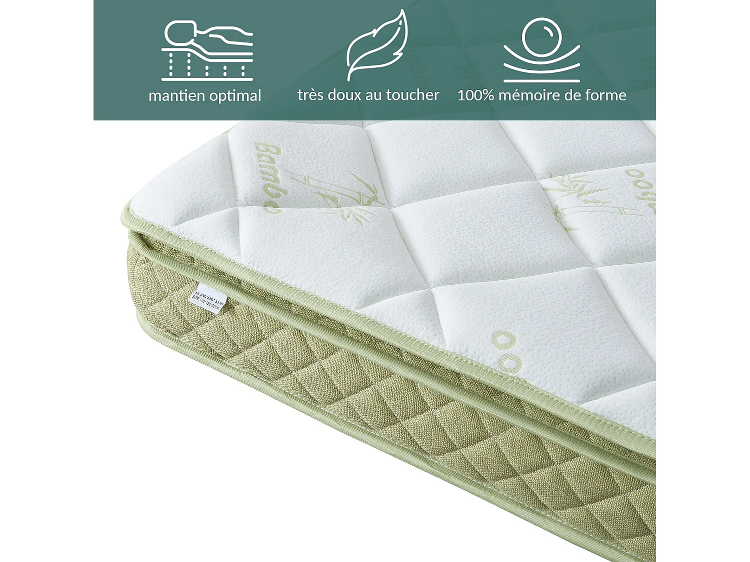 Matelas Majesté : Mousse à mémoire de forme