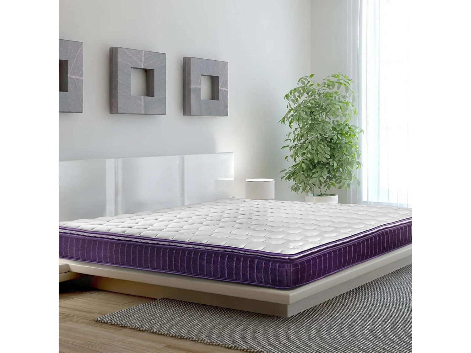 Matelas Régence 90 x 190 cm - Accueil mémoire de forme - 20 cm d'épaisseur