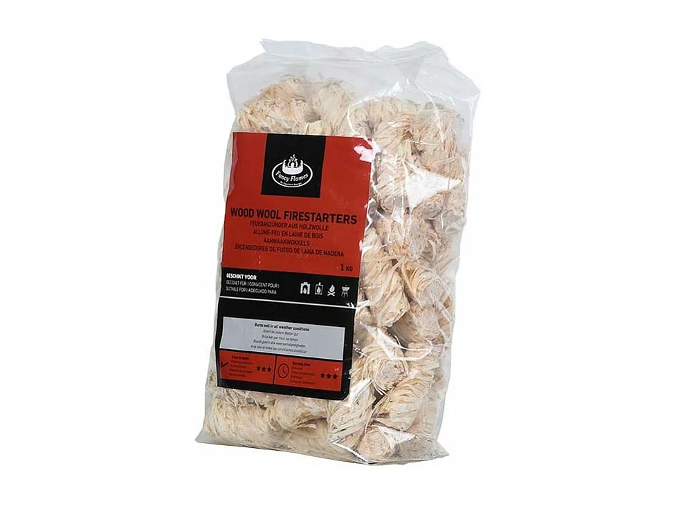 Allume-feu laine de bois 80-85 pièces